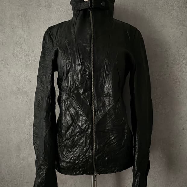 구매) Schlüssel washed lambskin high-neck 