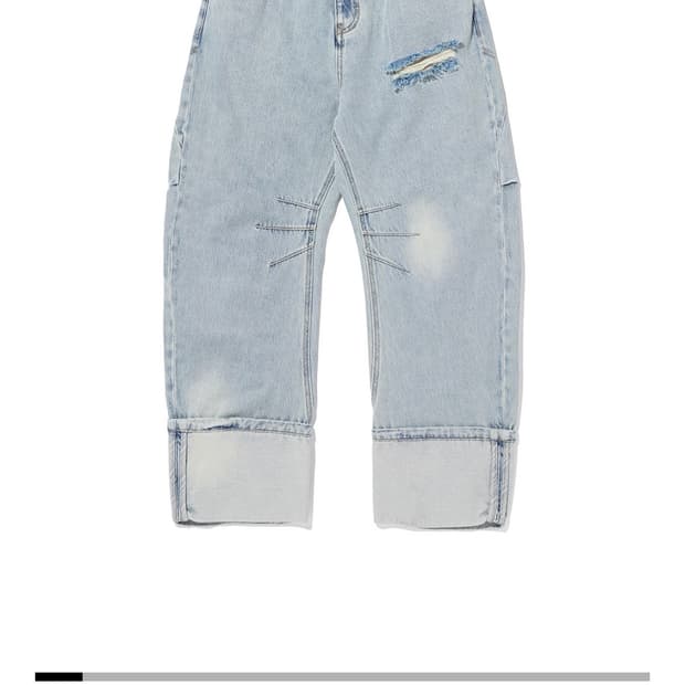 미스치프 LAZY DROP JEAN  레이지드롭진