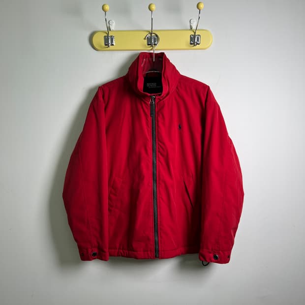 폴로 랄프로렌 레드 해링턴 블루종 자켓 M