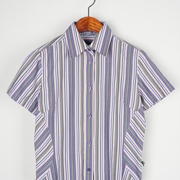 PAUL SMITH multi stripe shirt