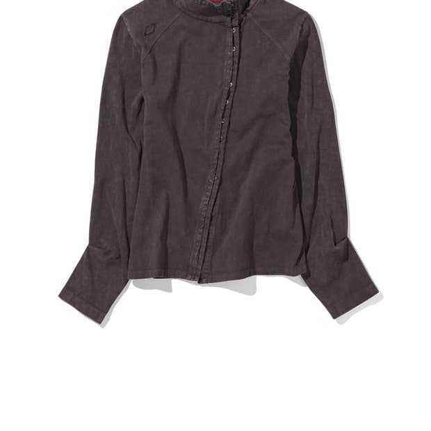 미스치프 워시드 져지 셔츠 퍼플 m