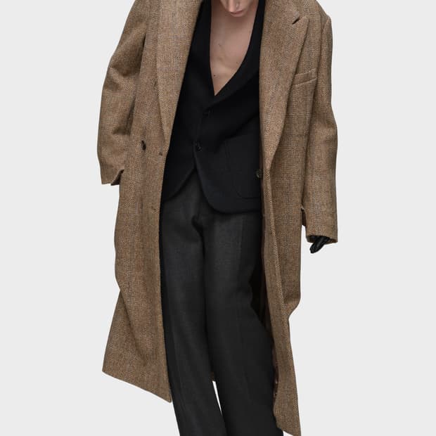 메종 마르지엘라 2025 F/w 더블 브레스티드 울 코트 