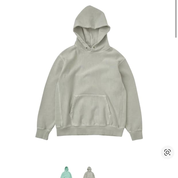 (L) 카키스 오버다이드 후드 그레이