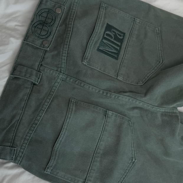 플라스틱 프로덕트 데님 팬츠 m