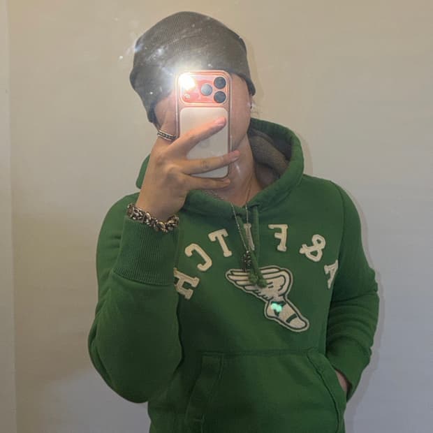 아베크롬비 말차 후드