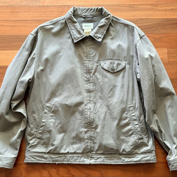 KHAKIS - SLUB SWING JACKET COVERT GREY
