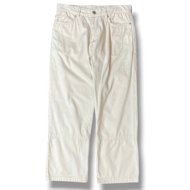 (32) SYSTEM 아이보리 코튼 팬츠