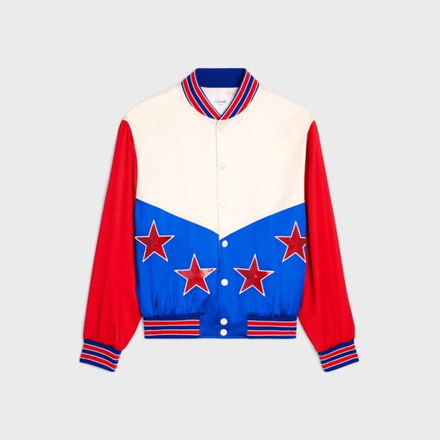 [BTS 뷔님 착용] 셀린느 23ss 아메리카나 새틴 봄버 자켓