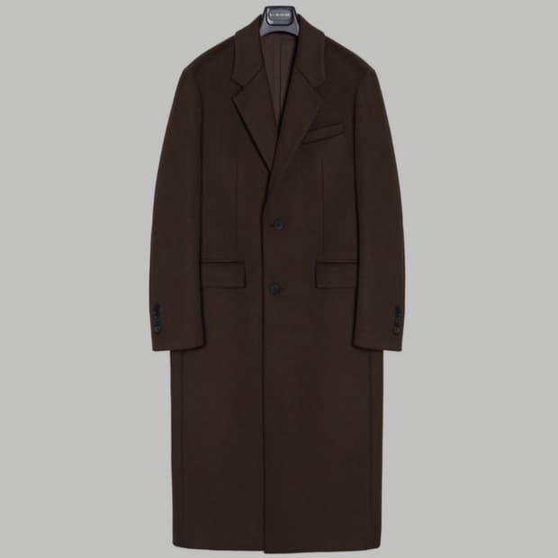 마마가리 뉴 컬렉션무드 싱글코트 캐시미어 브라운