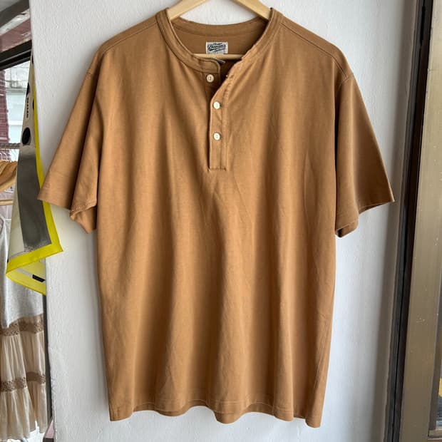 [XXXL] 브론슨 브라운 헨리넥 반팔 티셔츠