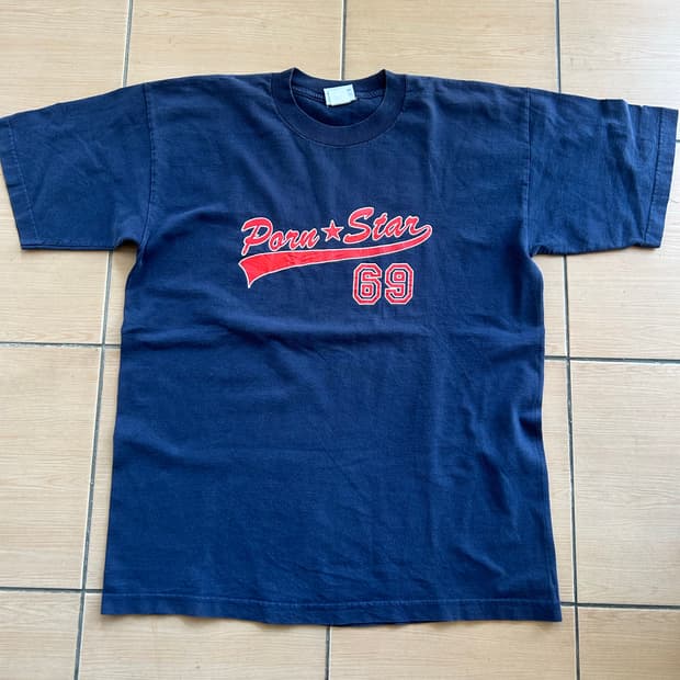 90‘s Pornstar 폰스타69 티셔츠