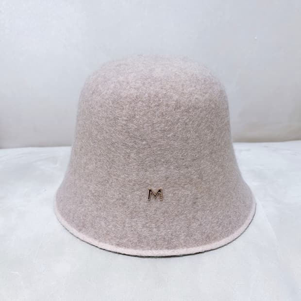 [새제품] 마스케라 울 버킷햇 베이지