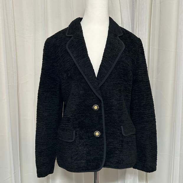 90s La vie en Rose 울 블레이져 코트 