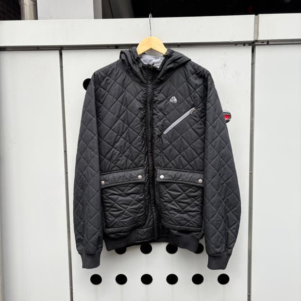 00s 나이키 acg 유틸리티 퀼팅 후드 자켓