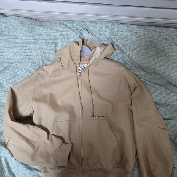 Rest&Recreation 코튼 후드 자켓 베이지