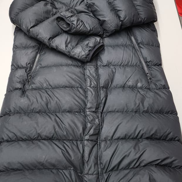 나이키 정품 롱패딩 XL 사이즈 지퍼고장