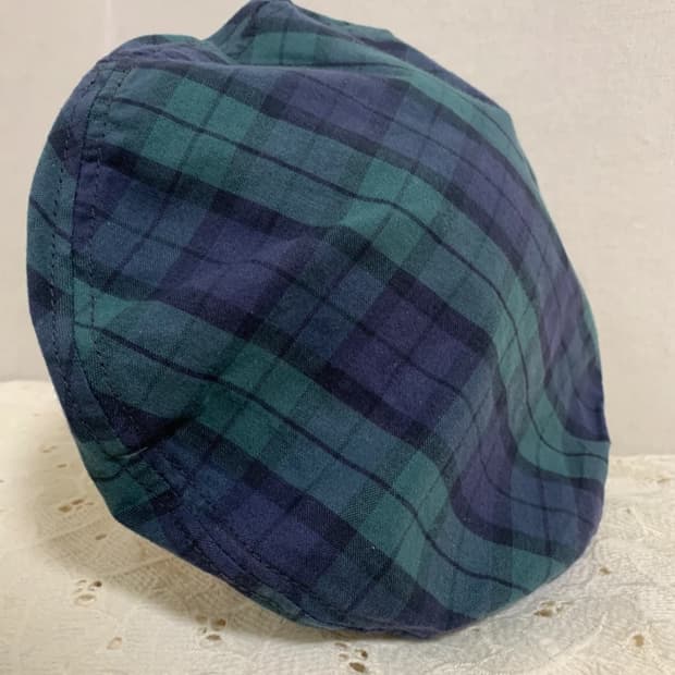 엔지니어드 가먼츠 체크 베레모캡