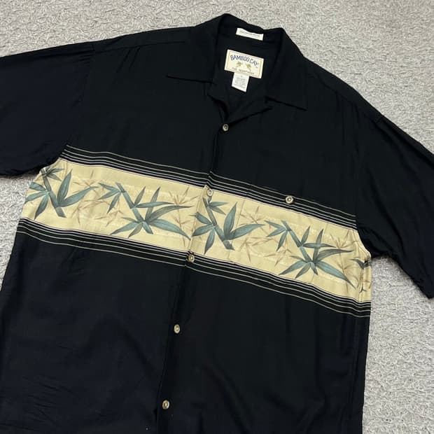 [100] Bamboo cay 하와이안 셔츠