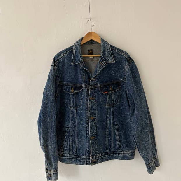 80's LEE denim trucker Jacket 