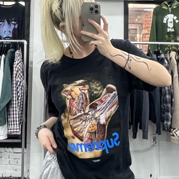 슈프림 언더커버 해부 티셔츠