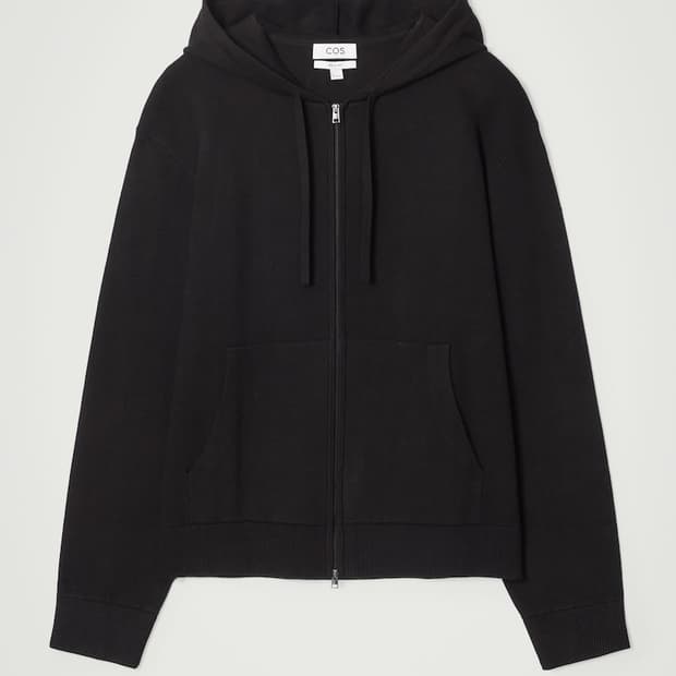 COS 니트 후드 집업 (L)