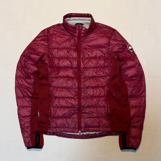 캐나다구스 하이브릿지 하이브리드 경량패딩 와인