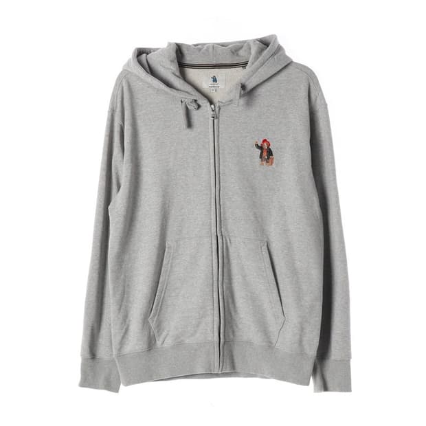 헤지스 패딩턴 베어 그레이 후드 집업 XL