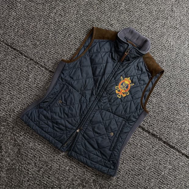 폴로 랄프로렌 크레스트 자수로고 퀼팅 베스트 3224
