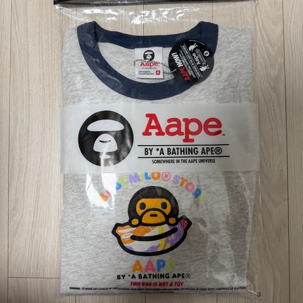 AAPE X BABY MILO STORE Short Sleeve tee