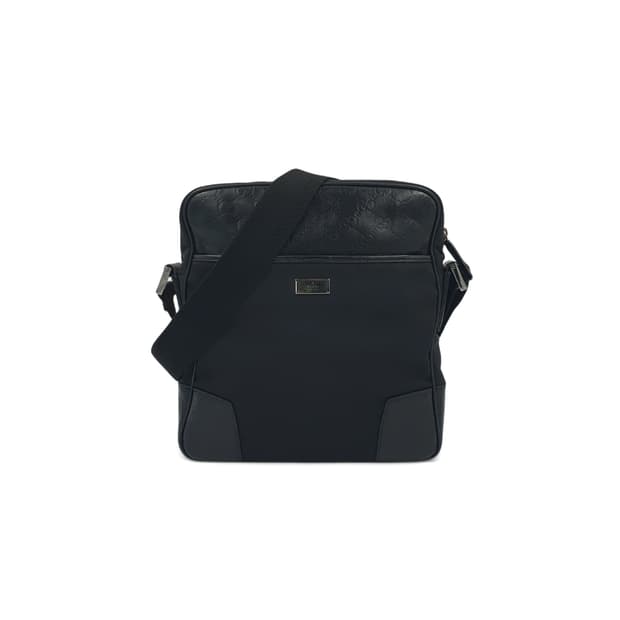 구찌 GG 수프림 블랙 메신저백 크로스백 숄더백