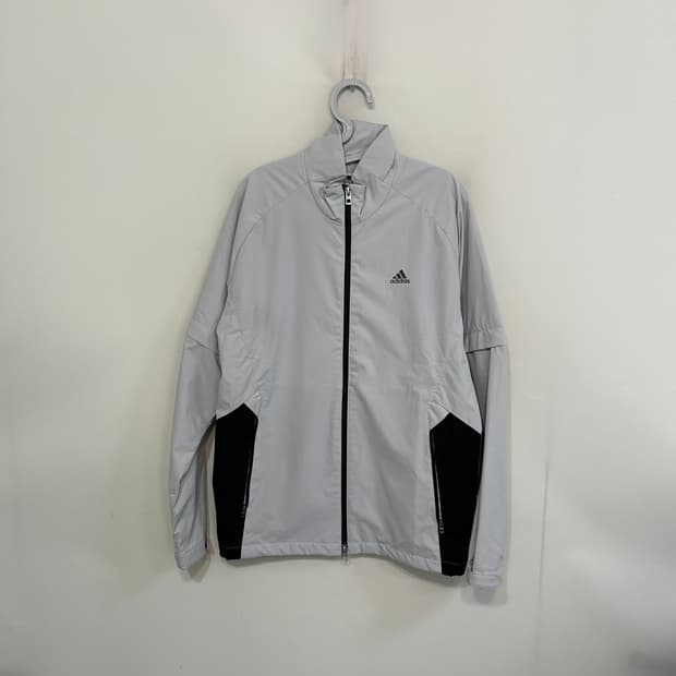 아디다스 그레이 바람막이 L 윈드자켓 남성