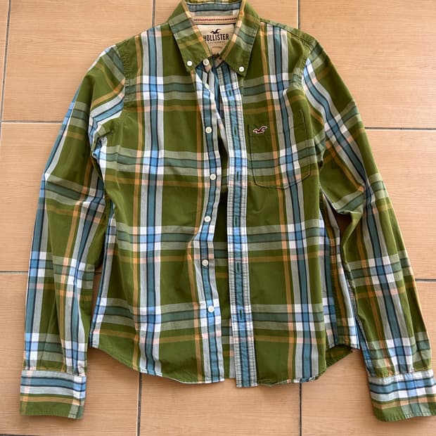 홀리스터 플레이드체크셔츠