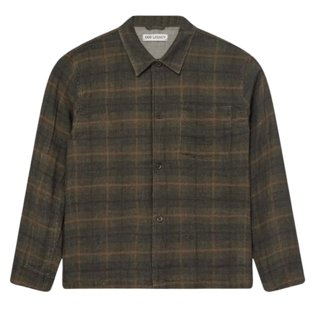 [구매]아워레가시 박스 셔츠 미라지 왁스 체크