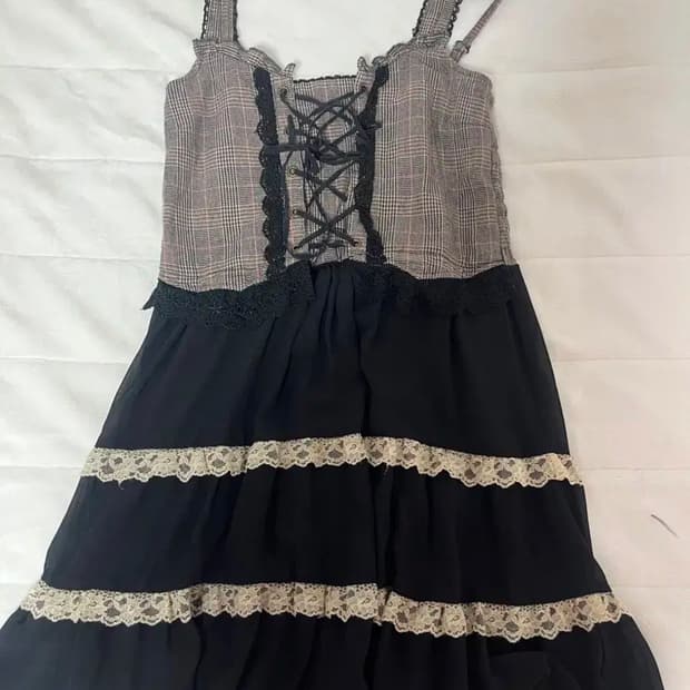 axes famme 엑시즈팜 원피스 빈티지 뷔스티에 모리걸 갸루 레이스