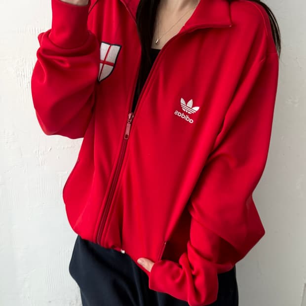 Adidas 아디다스 레드컬러 잉글랜드 트랙탑