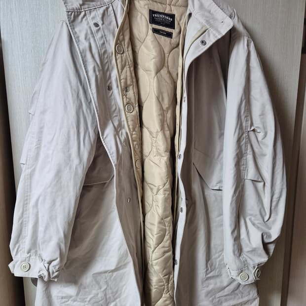 프리즘웍스 m65 피쉬테일 파카 야상 롱야상 M 아이보리