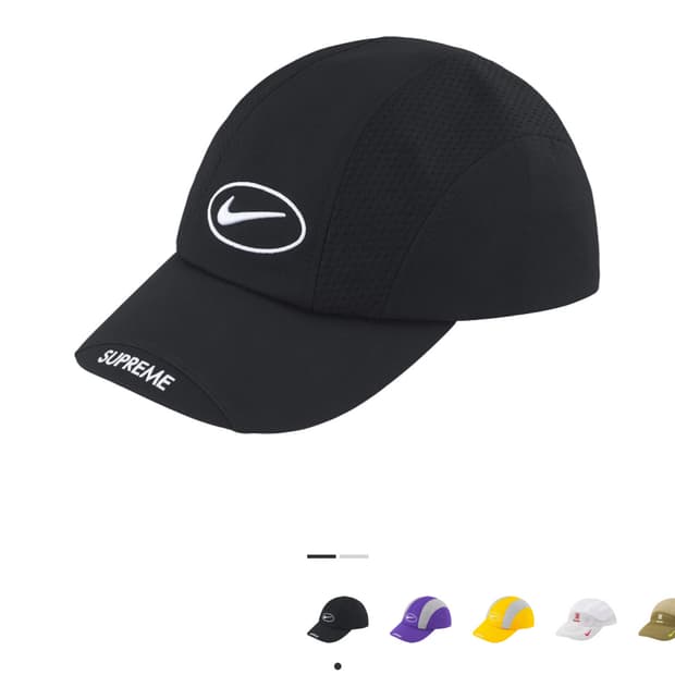 슈프림 나이키 러닝 모자 볼캡