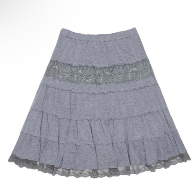 (구함)Tale Midi Skirt Melange