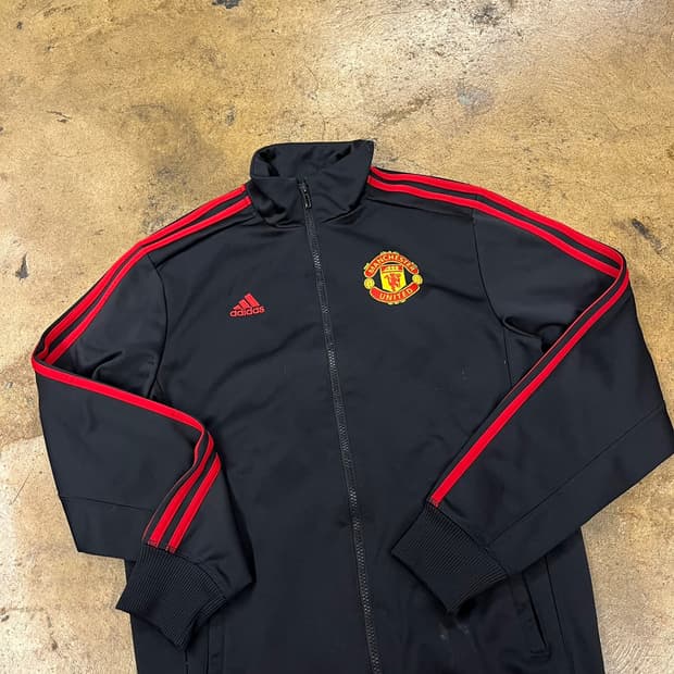 [ 정품/95 ] 아디다스 맨체스터 유나이티드 트랙탑 져지 b15