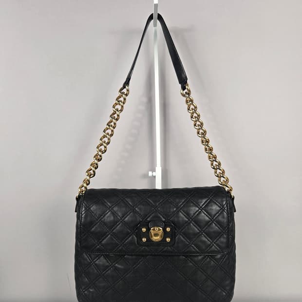마크제이콥스 램스킨 퀼팅 싱글백 XL 숄더백 가방 정품