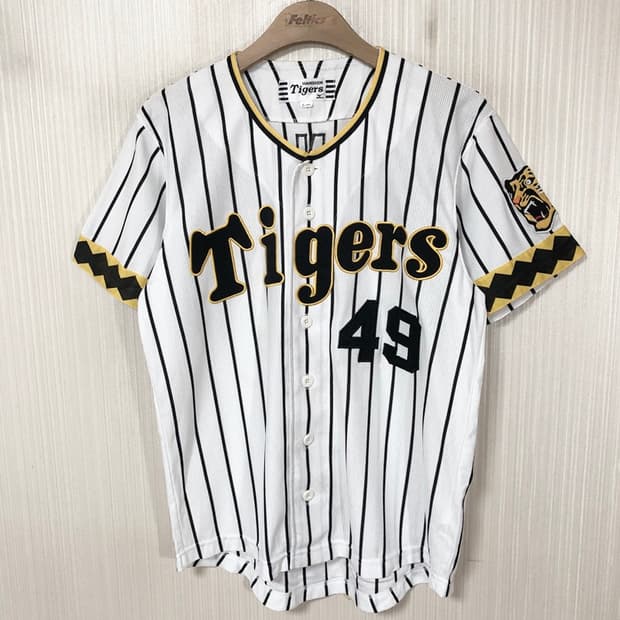 NPB 미즈노 한신타이거즈 유니폼/져지 S #49 이마나리
