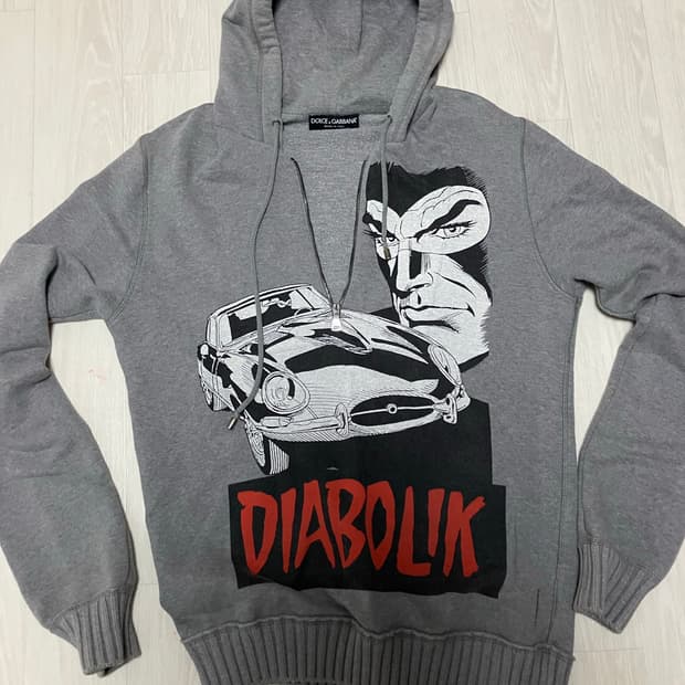 Dolce & gabbana 2008AW 디아블로 프린트 후드티