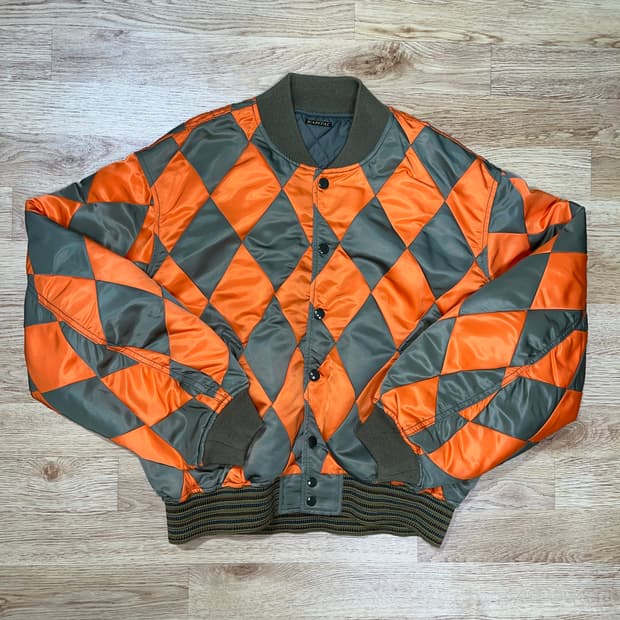 캐피탈 다이아퀼팅 ma-1 봄버