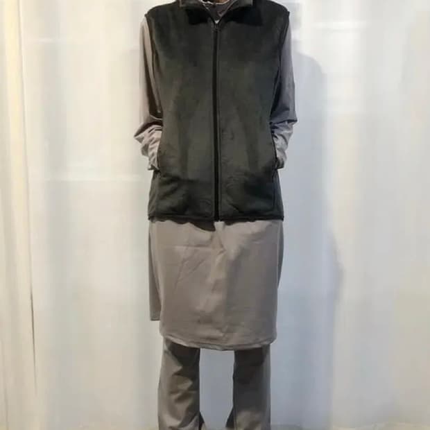 22-006 지초이컴포트 zip vest 차콜 집업 베스트 조끼 3