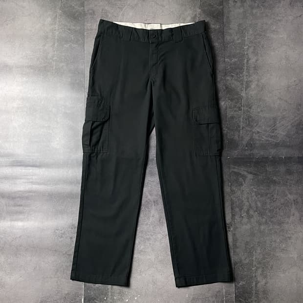 DICKIES 디키즈 빈티지 블랙 카고 워크 팬츠 A01074
