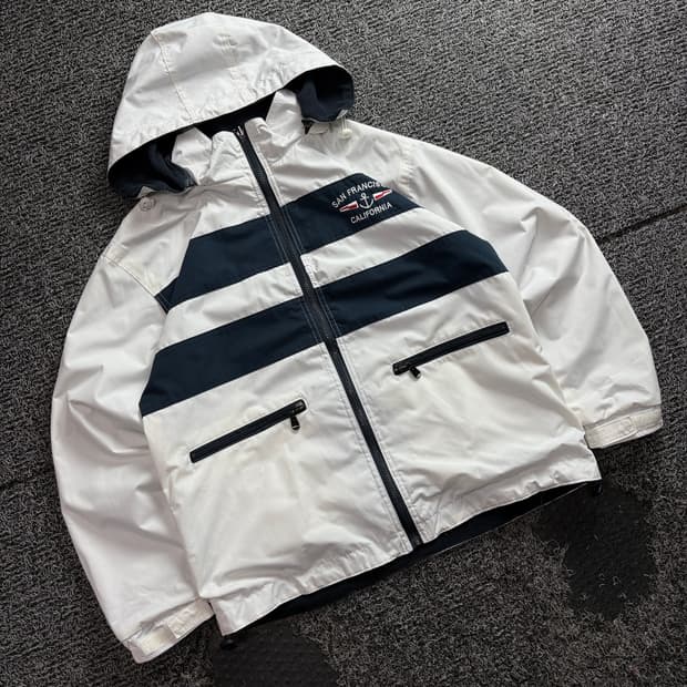 USA 빈티지 아카이브 SF 리버서블 윈드브레이커 자켓 4030