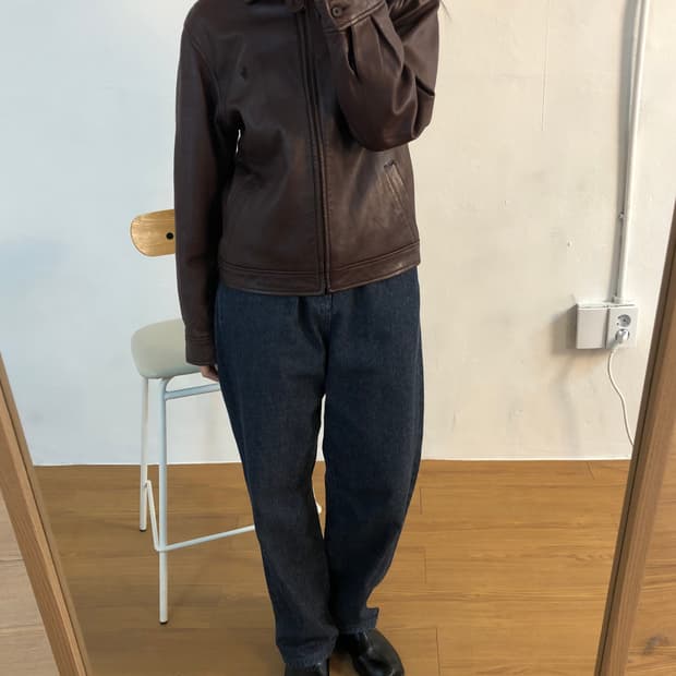 폴로 레더 맥스웰 자켓