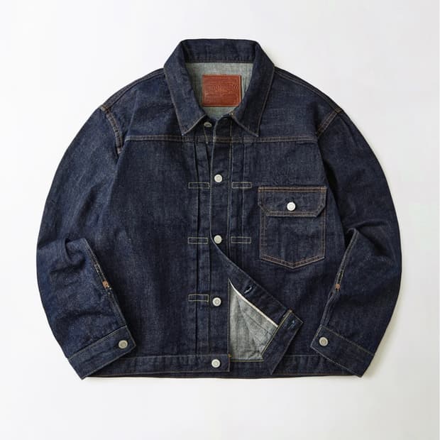 [M, 40] 아웃스탠딩 셀비지 데님 자켓 인디고 1세대 대전판 트러커