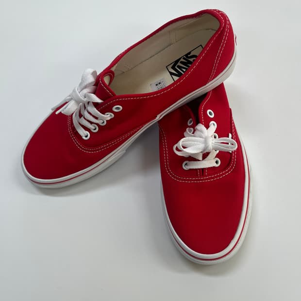 반스 어센틱 레드