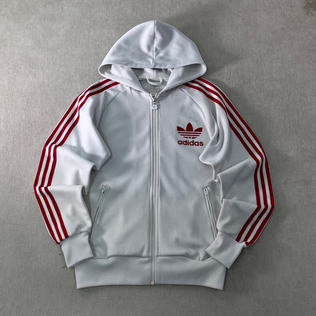 100 아디다스 대장급 플락 후드 트랙탑 져지 